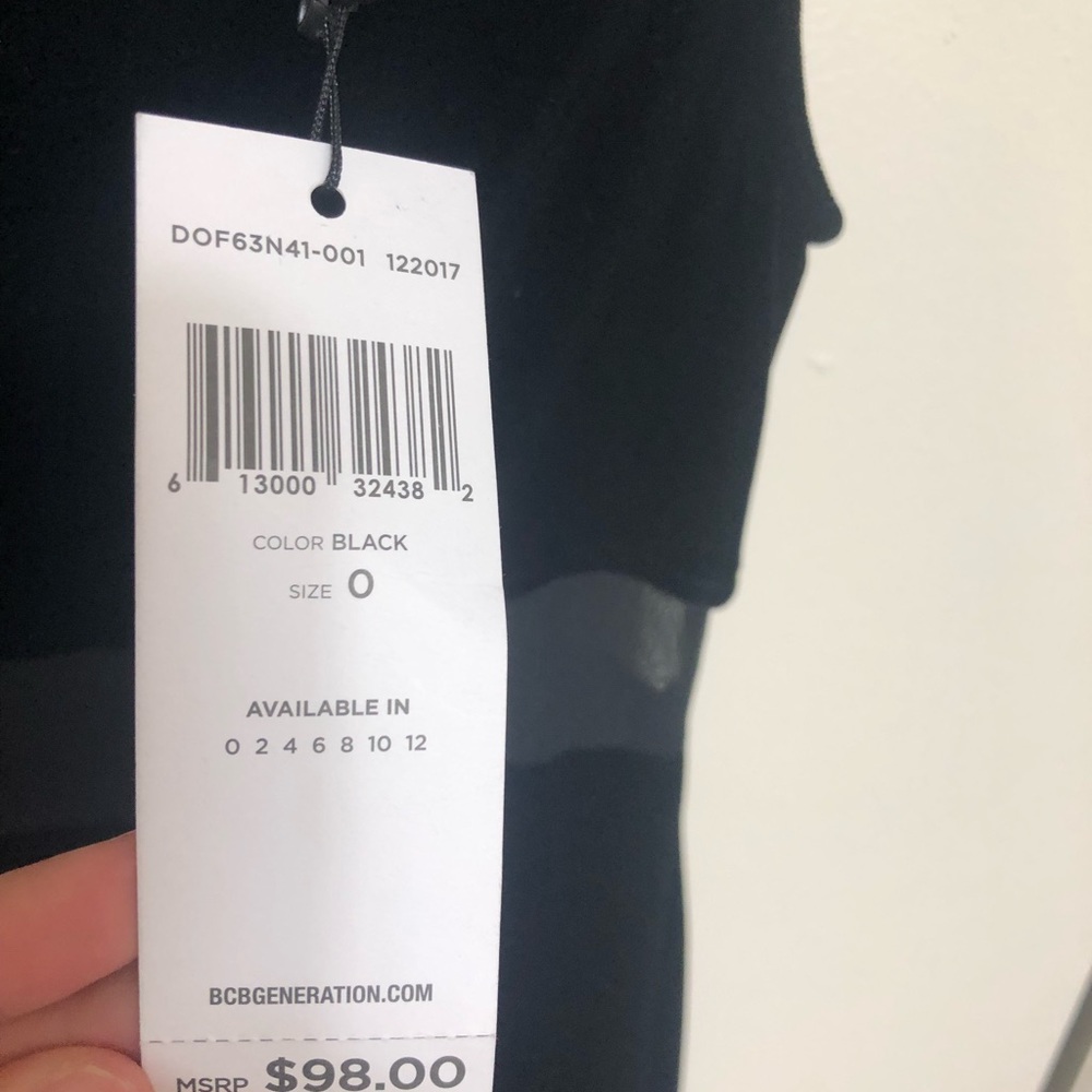 BCBGeneration black velvet dress